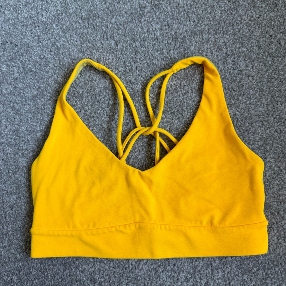 Athleta Yellow Sports Bra